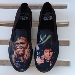Men's Sperry Star Wars slipons, size 9.5